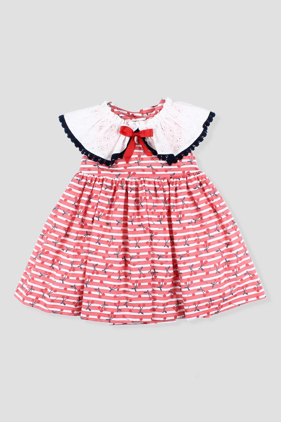 Stylish Dixie Red Cherry Print Dress for Women | Floral Summer Dress | Perfect for Casual Outings, Picnics & Beach Vacations