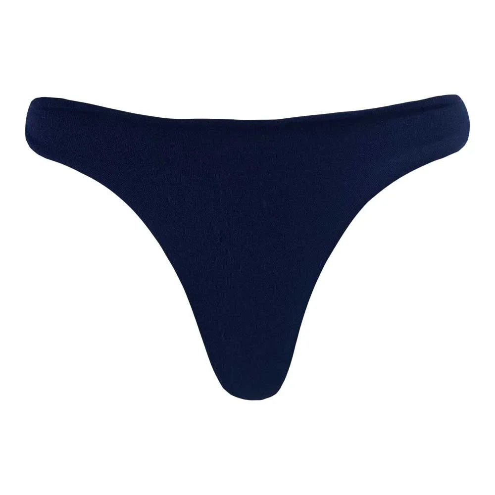Royal Blue Brazilian Thong Bikini Bottom - High Waisted Cheeky Swimwear for Women | Beach, Pool & Vacation Wear
