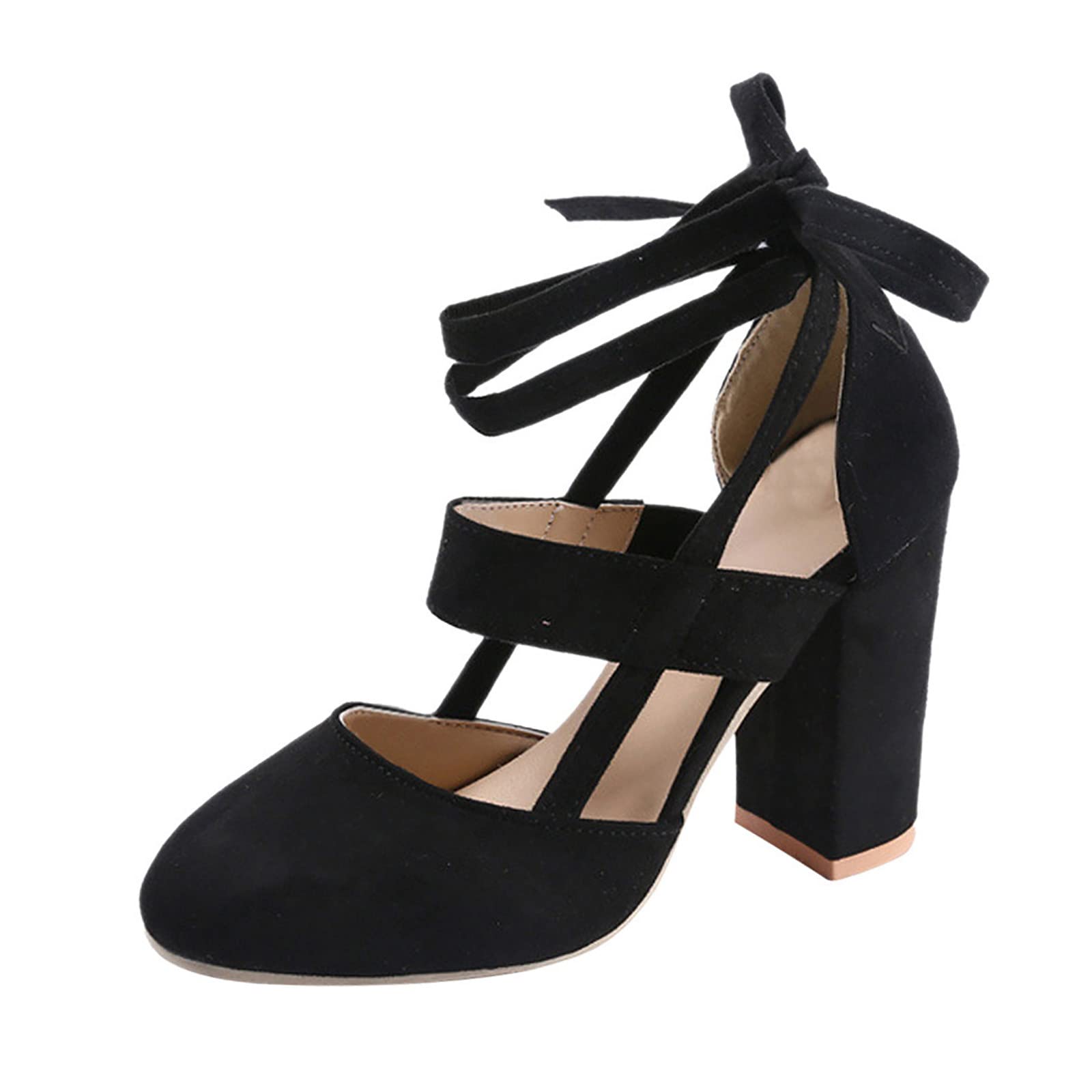 Vacger Women's Casual Bow Strap Sandals - Fashionable High Heel Summer Shoes for Ladies | Perfect for Beach, Vacation & Everyday Wear