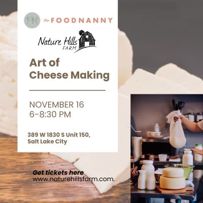 Online Cheese Making Class - Learn Artisan Cheese at Home via Zoom | Perfect for Beginners & Hobbyists