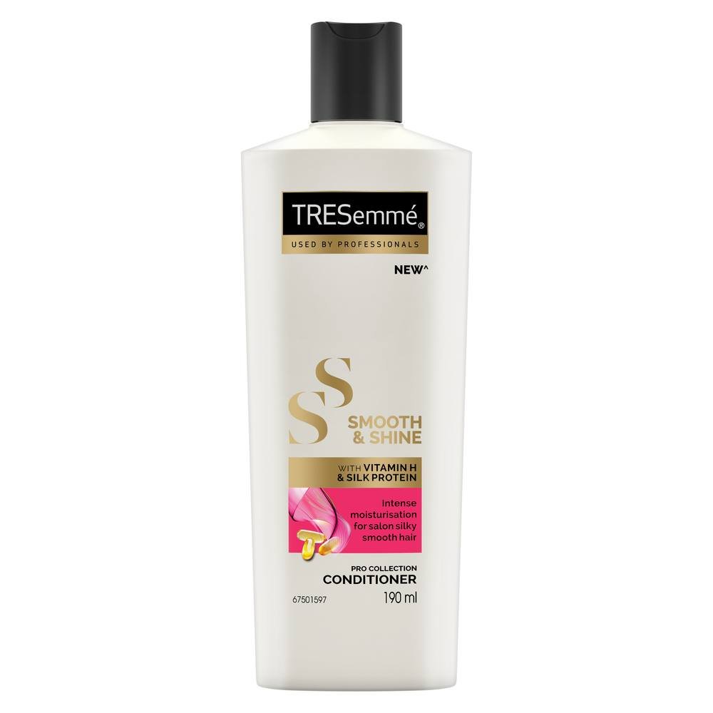 TRESemmé Smooth & Shine Conditioner 190ml + Pears Oil Clear & Glow Shower Gel 250ml - Hair & Body Care Combo for Silky Hair & Radiant Skin - Perfect for Daily Shower Routine & Salon-Quality Results at Home