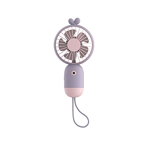 Portable USB Mini Fan with Lanyard - Handheld for Office & Travel