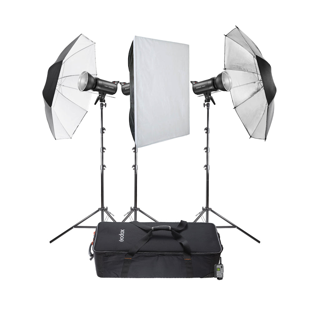 SK300II V Trio Studio Flash Kit – Professional Photography Lighting for Portraits, Fashion, and Product Shoots – Perfect for Studios, Events, and Commercial Photography