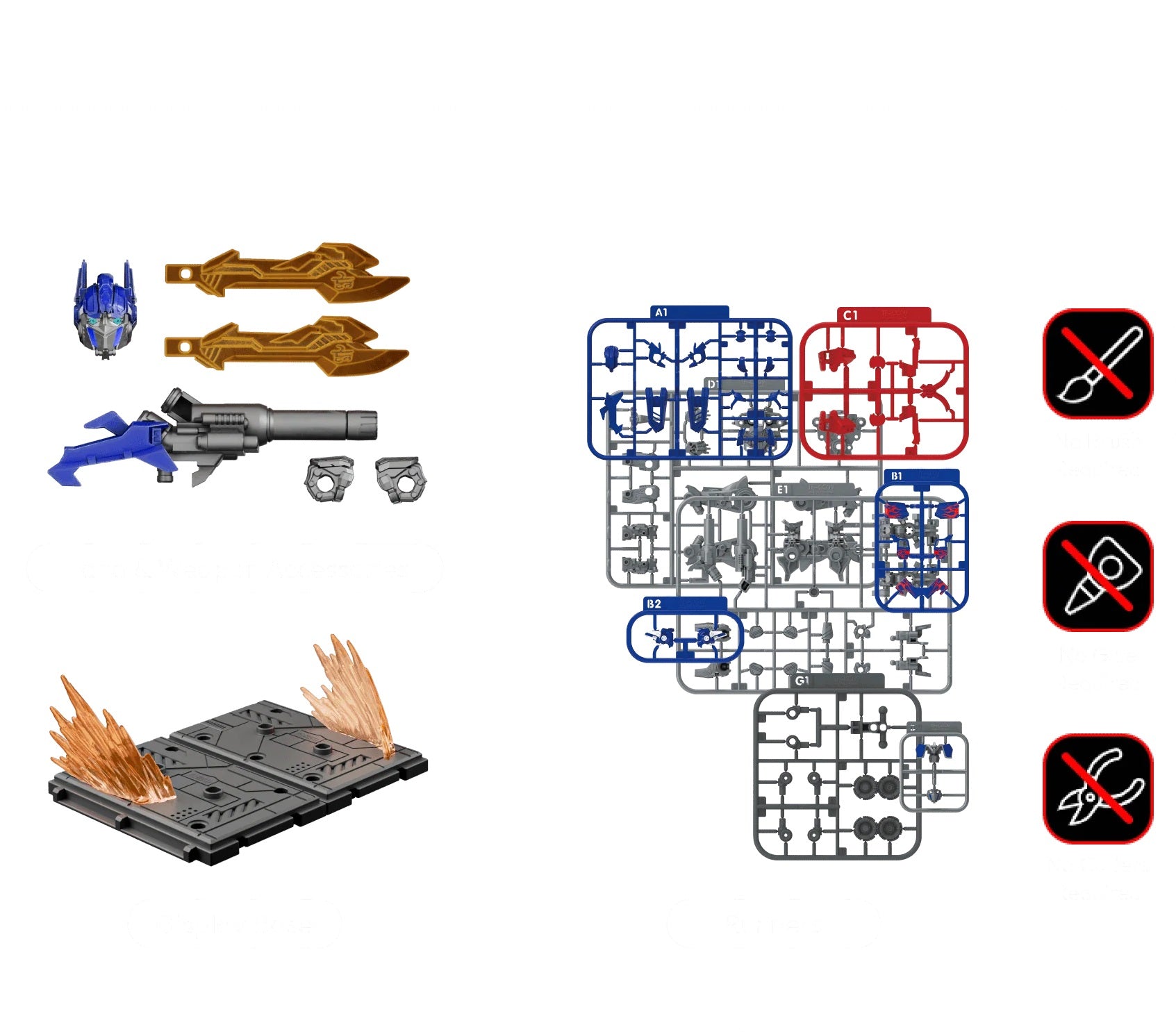 Blokees Transformers Classic Class #09 Optimus Prime (2007 Movie) Model Kit - Collectible Action Figure for Fans & Display - Perfect for Gifts, Home Decor, and Toy Collections