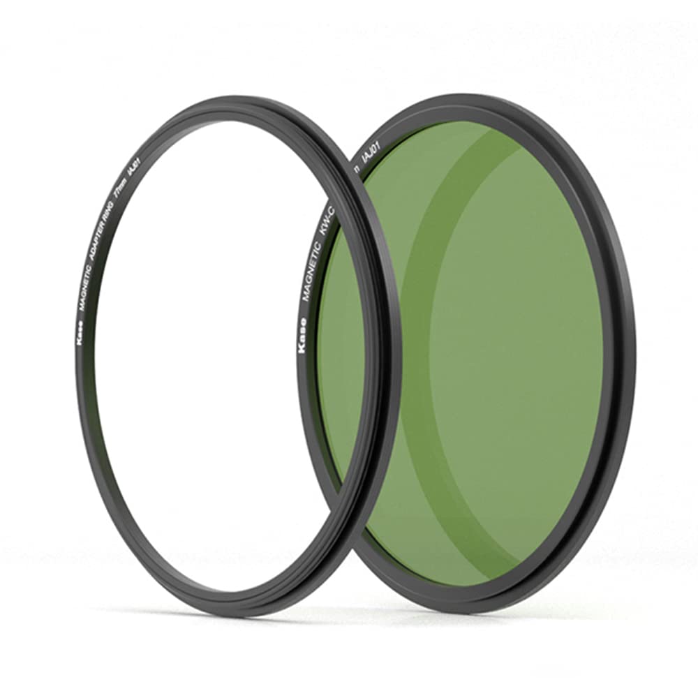 72mm Wolverine Magnetic CPL Filter with Adapter Ring - HD Multi-Coated Circular Polarizer for DSLR Camera Lenses - Shockproof Tempered Optical Glass - Perfect for Landscape, Travel & Outdoor Photography
