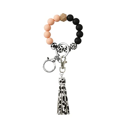Cow Print Black Peachy