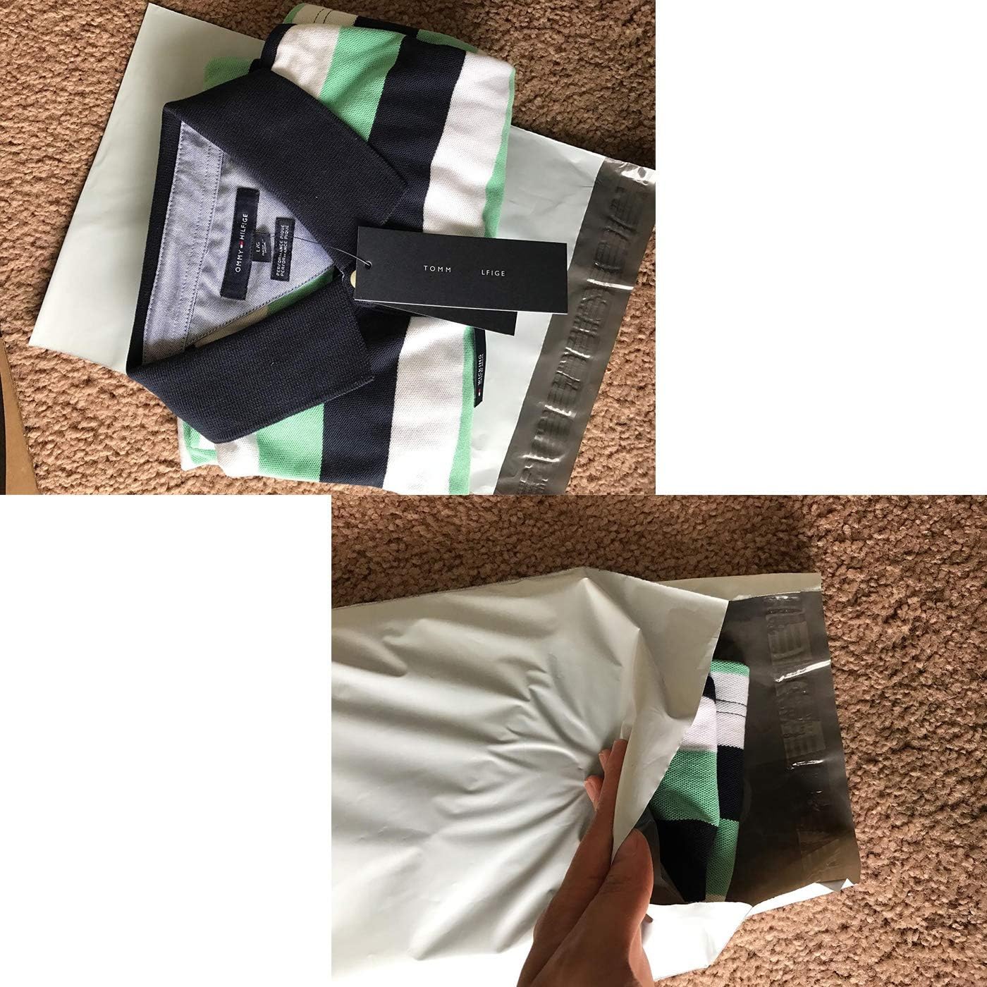 200 Pcs 11x14 Inch White Poly Mailers - Waterproof & Tear-Proof Self Seal Shipping Envelopes for Clothing, Soft Items & Ecommerce - Perfect for Online Stores, Boutiques & Small Business Shipping