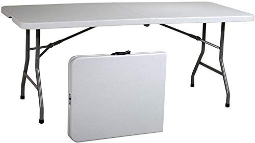 8 Foot Rectangular Plastic Folding Table (30
