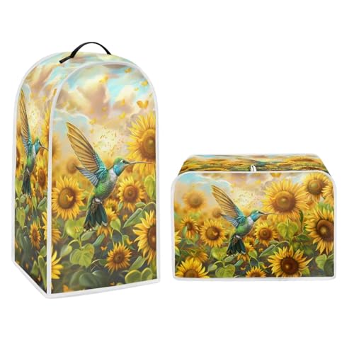 Hummingbird Sunflower Print