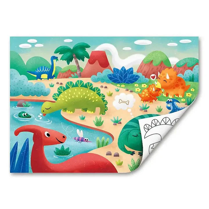 Dino Wooden Puzzle 24-Piece - Fun & Educational Dinosaur Toy for Kids, Perfect for Birthday Gifts & Preschool Learning Activities