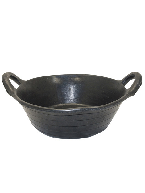 Small Rubber Feed Bucket for Pets & Livestock - Durable Animal Feeding Container for Dogs, Cats, Horses - Perfect for Farms, Stables & Home Use