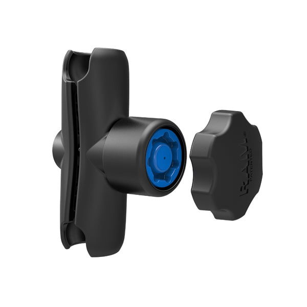 RAM B-201-SU Double Socket Arm with Pin Lock Security & Key Knob for 1