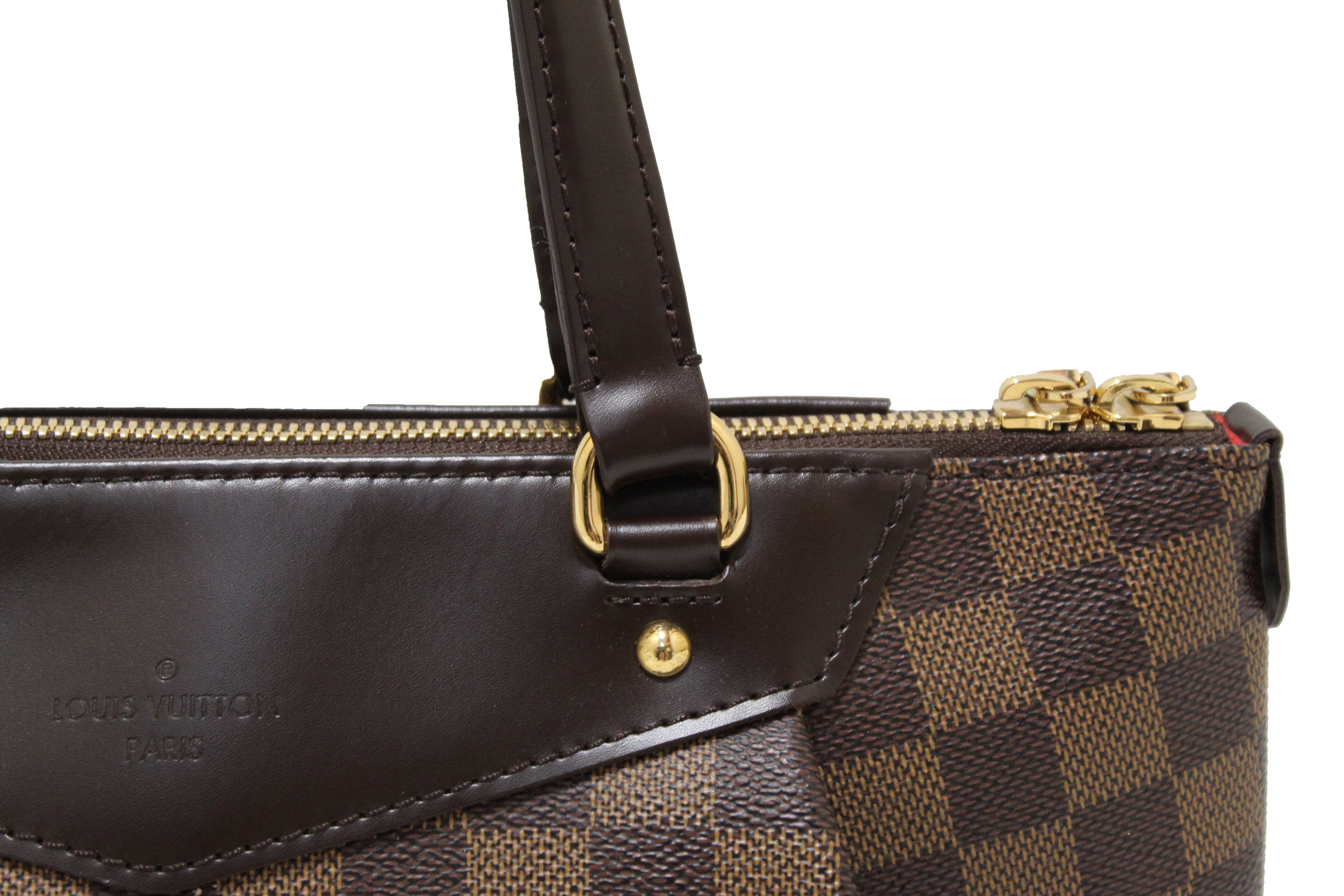 Authentic Louis Vuitton Damier Ebene Westminster PM Shoulder Bag - Luxury Crossbody Purse for Women, Designer Handbag with Adjustable Strap - Perfect for Work, Travel & Everyday Use