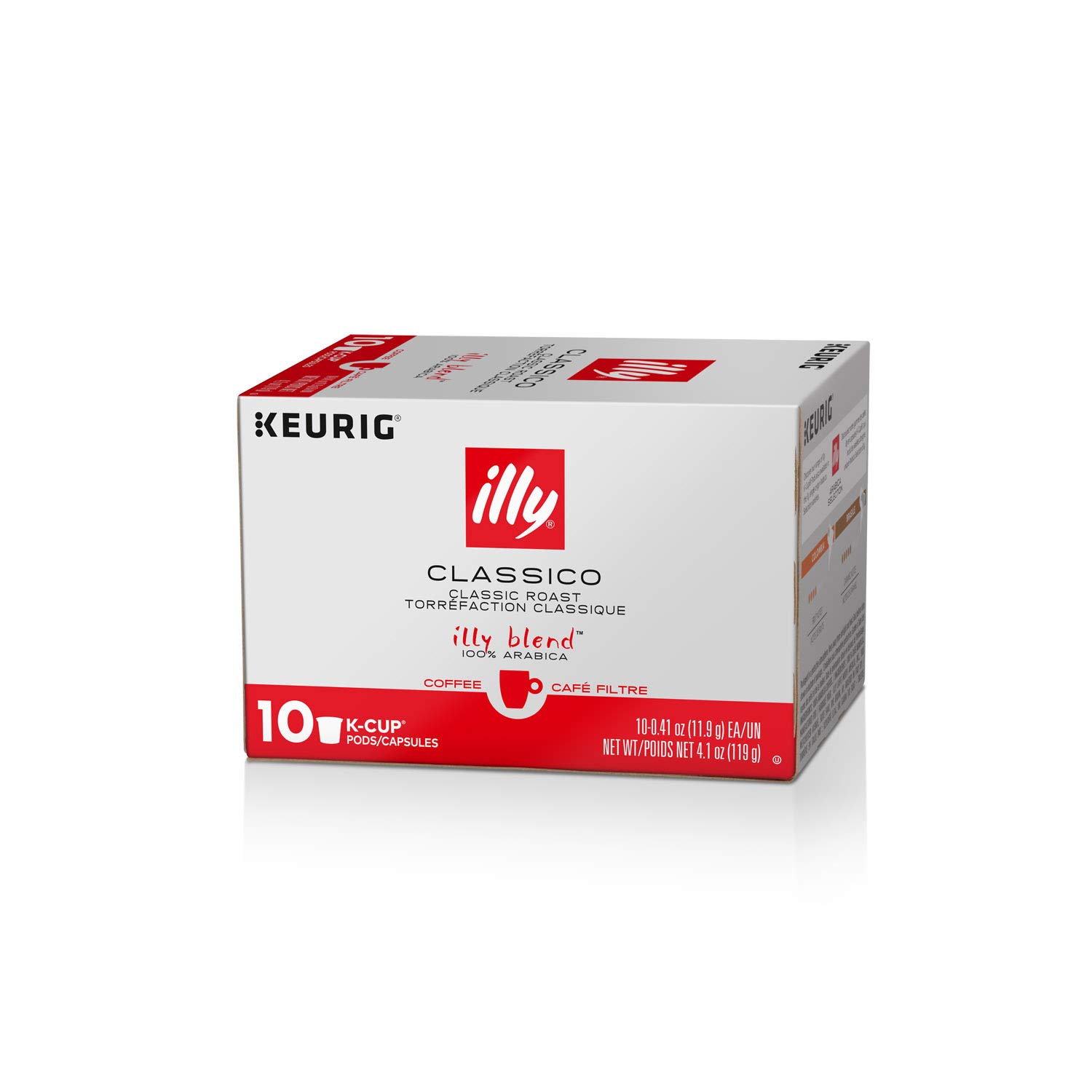 illy Medium Roast K-Cup Coffee Pods - 100% Arabica, Smooth & Balanced Flavor, All-Natural No Preservatives - Compatible with Keurig Machines - 60 Count (6 Packs of 10) - Perfect for Home, Office or Gifts