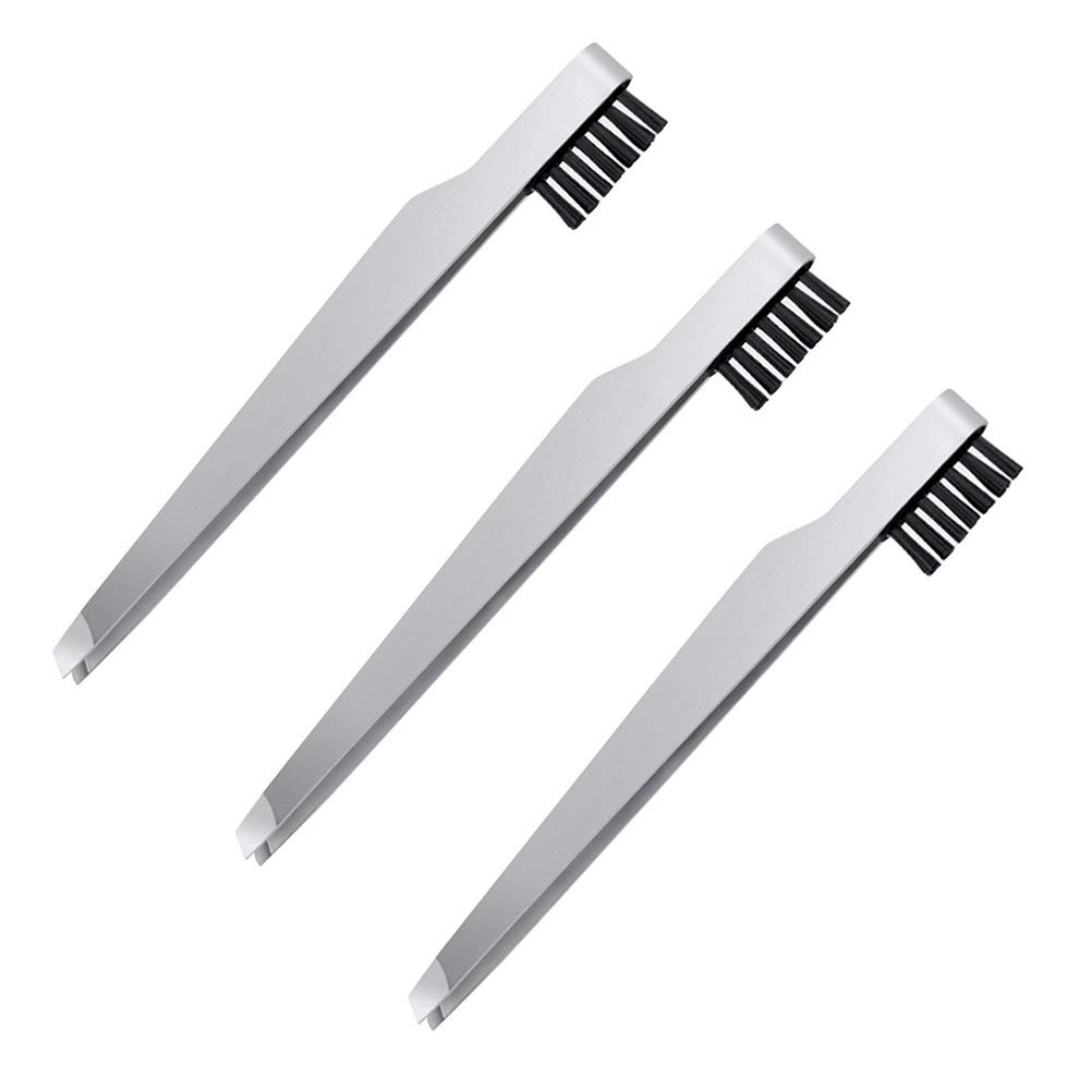 3PCS Angled Tweezers for Eyebrows & Makeup - Beauty Tools for Precision Grooming