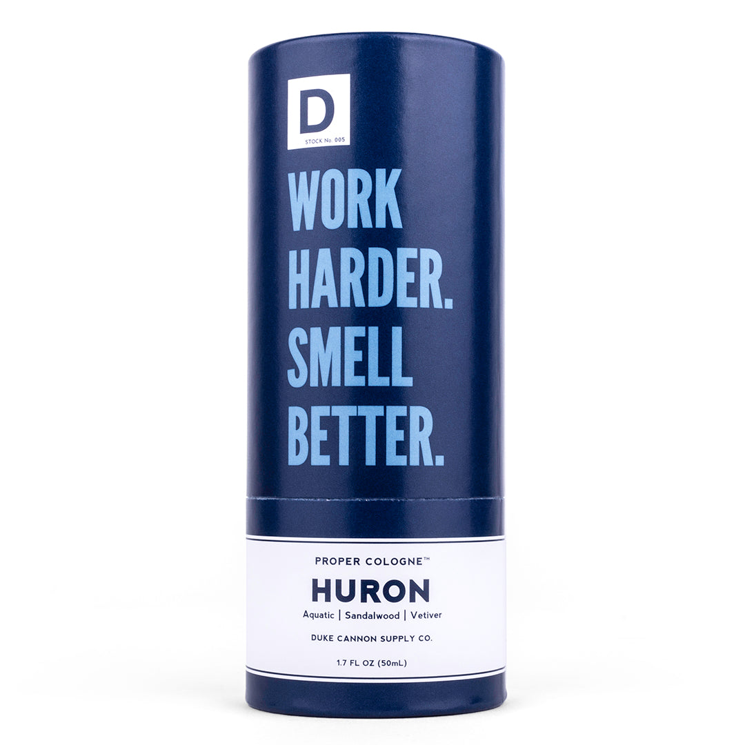 Duke Cannon Huron Proper Cologne for Men - Premium Long Lasting Fragrance for Everyday Wear & Special Occasions