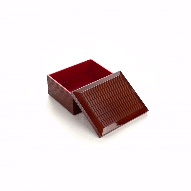 Premium 27oz Japanese Style Unagi Bento Box - Eco-Friendly Brown Lunch Container (6.75
