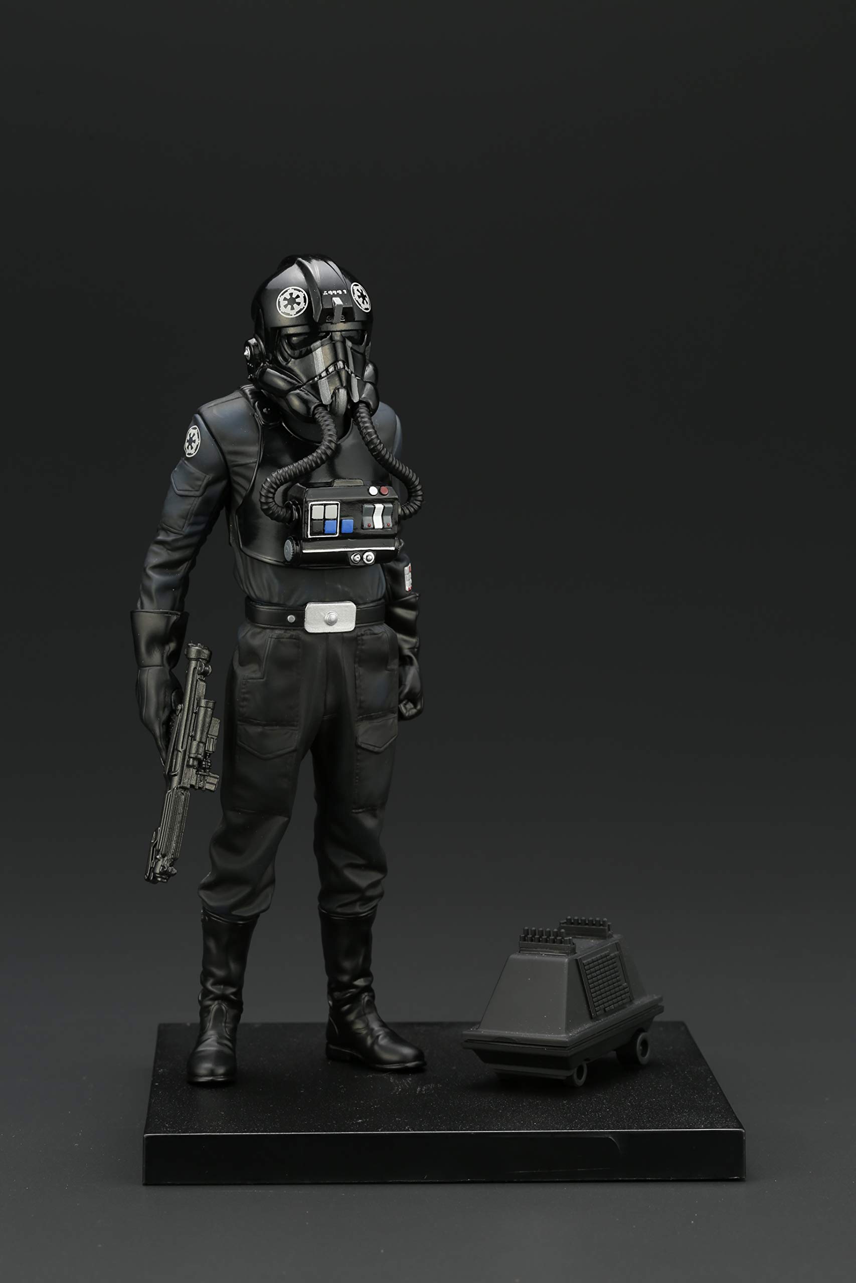 Amazon Exclusive Star Wars A New Hope Tie Fighter Pilot Backstabber & Mouse Droid PVC Statue - Collectible Multicolor Action Figure for Display, Gifts & Star Wars Fans