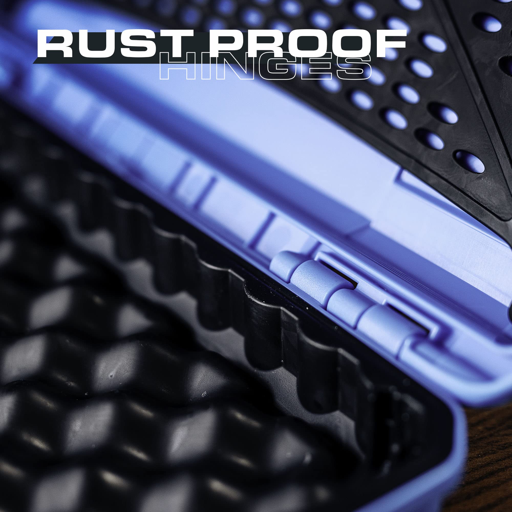 Seahorse 85 Slim Hard Protective Case with Accuform Foam - TSA Approved, Military Spec, IP67 Waterproof, Made in USA - Perfect for Laptop Storage, Sound Equipment Protection, Small Accessories & Collectibles Organization - Ideal for Travel, Studio Gear Transport & Valuable Item Safekeeping