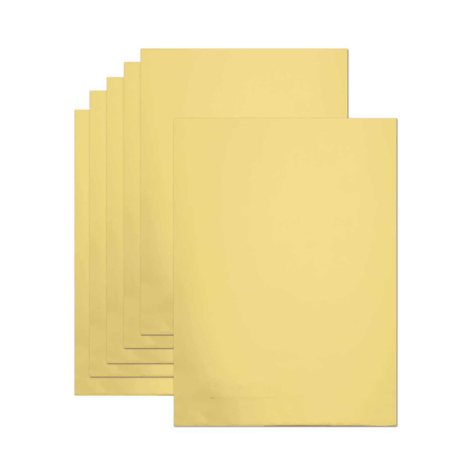 20 Sheets Gold Metallic Cardstock Paper 8.5 x 11 Inches, 250GSM Mirror Finish Foil Board for DIY Crafts, Wedding Invitations, Gift Wrapping & Home Decor - Premium Shimmering Gold Card Stock for Scrapbooking, Party Decorations & Art Projects