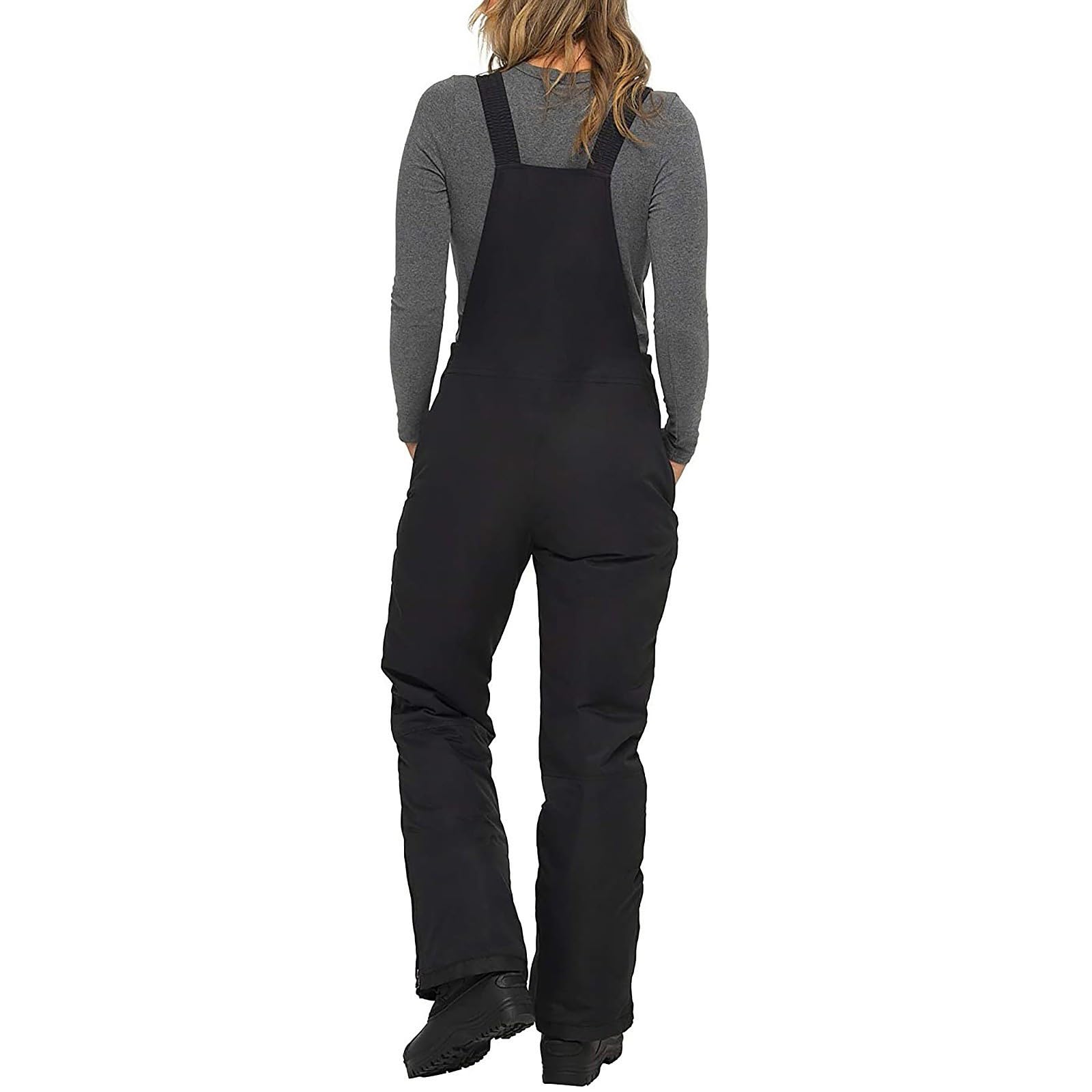 Women's Insulated Waterproof Snow Bibs - Windproof Ski Overalls with Pockets for Snowboarding & Winter Sports | Perfect for Skiing, Snowboarding & Cold Weather Adventures