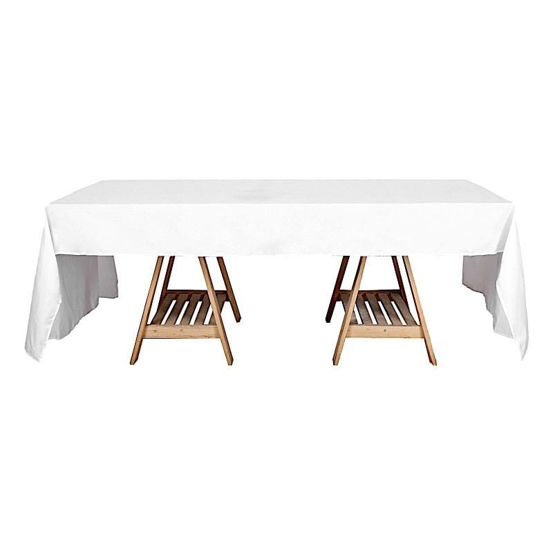 50 x 120 Inch Premium Polyester Rectangular Tablecloth - Waterproof & Wrinkle-Resistant - Perfect for Weddings, Parties, Banquets & Restaurant Dining