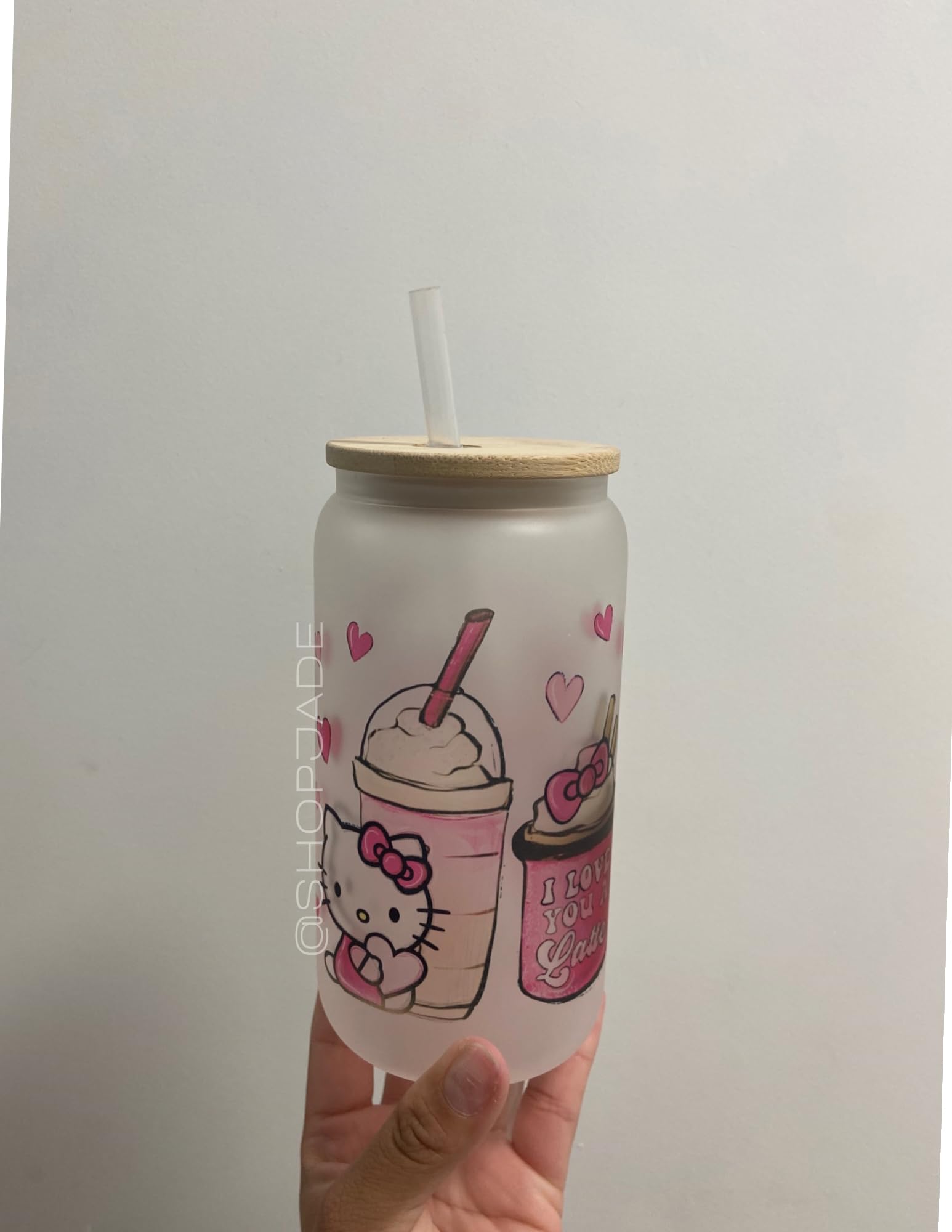 Hello Kitty Iced Coffee Cup - Frosty White Matte Insulated Tumbler for Cold Drinks | Cute Kawaii Travel Mug for Iced Coffee, Tea & Smoothies | Perfect for Office, School & Summer Outings