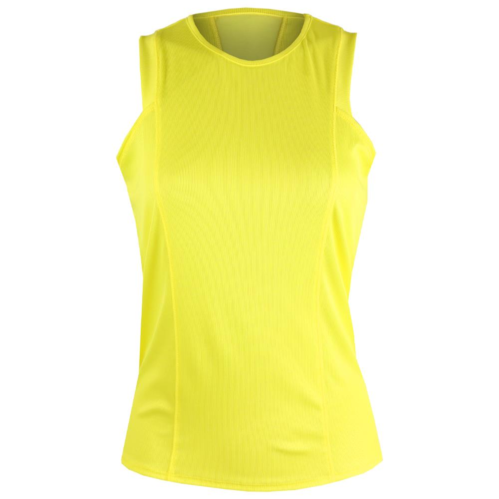 Lucky In Love Women's Swift Tie Back Tank Top - Yellow | Casual Summer Outfit, Beachwear, Yoga & Lounge Wear