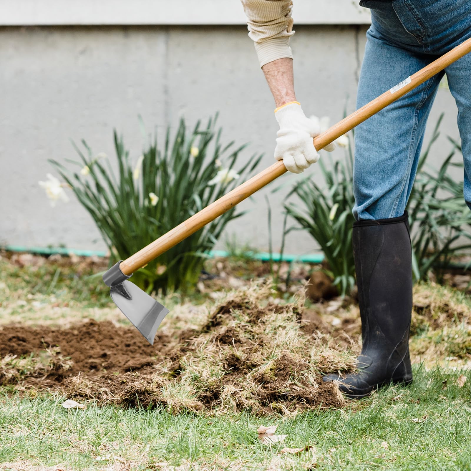 Balacoo Garden Hoe Head - Heavy Duty Digging & Trenching Tool for Gardening, Cultivator Replacement Head | Perfect for Weeding, Soil Aeration & Vegetable Garden Preparation