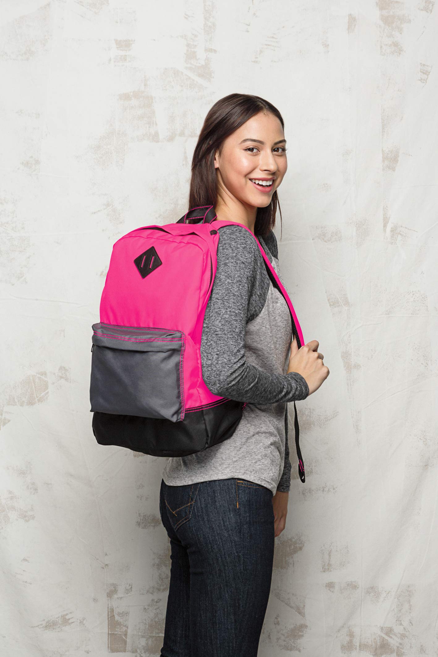 Custom College Backpacks Bulk 5 or 10 Pack - Personalized with Your Logo - Durable 15