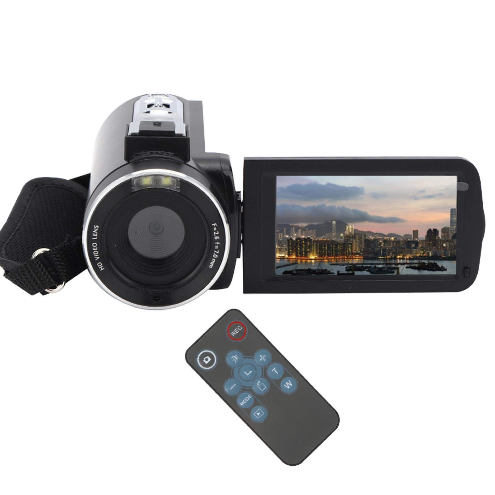 4K Digital Camera 18X Zoom with Remote - Best for Vlogging & Travel