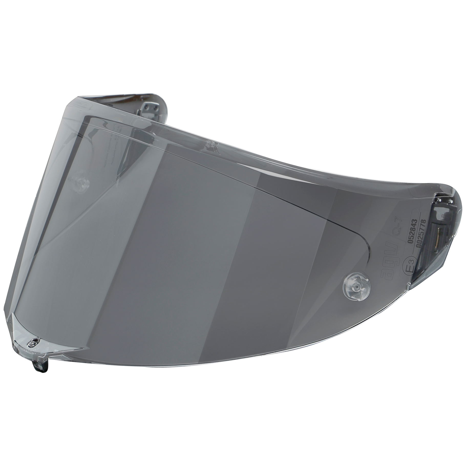 AGV Race 3 Motorcycle Helmet Visor - ECE 22.06 Certified Light Tint Shield for Racing & Street Riding - Enhanced Visibility & UV Protection