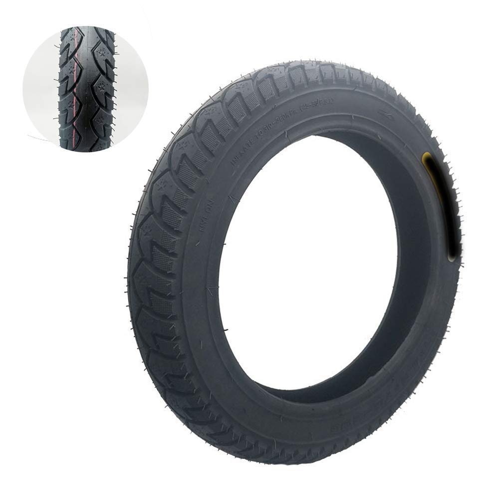 16x3.00/2.50 6PR Vacuum Electric Scooter Tire - Non-Slip Bionic Buffer Layer - Replacement Tires for E-Bike & Motorcycle (2 Pack) - Durable & Strong - Perfect for Commuting, Off-Road & Urban Riding