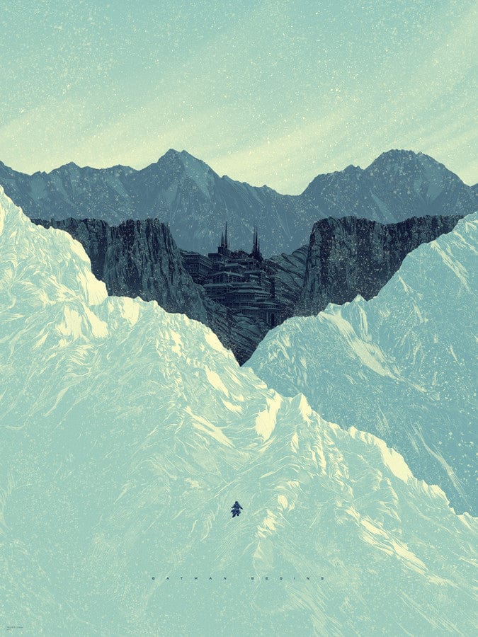 Batman Begins Movie Poster - High Quality DC Comics Wall Art for Home Theater & Man Cave Decor - Perfect Gift for Batman Fans & Collectors