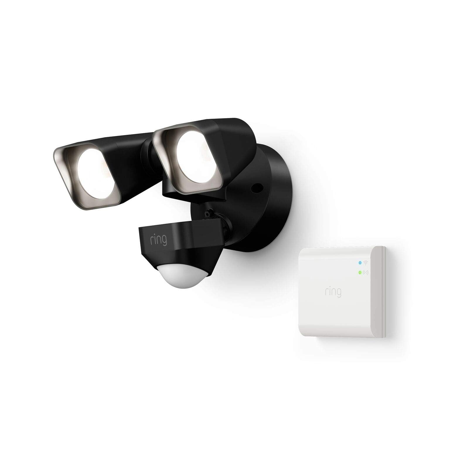 Ring Smart Floodlight - Wired Outdoor Security Light with Motion Sensor for Home Safety