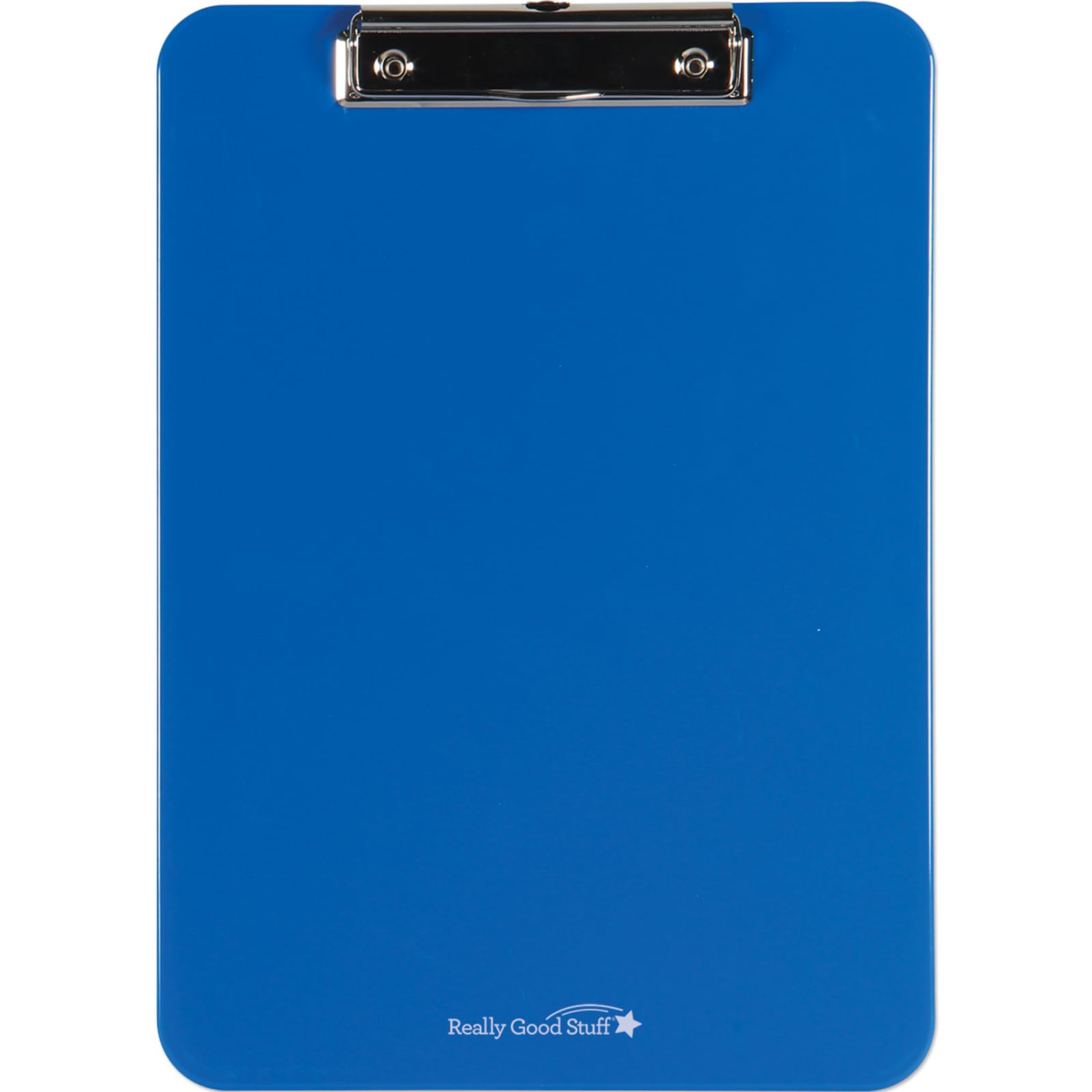 Really Good Stuff Group-Color Plastic Clipboards - Single Color Set of 6 - Durable School & Office Supplies for Teachers, Students & Professionals