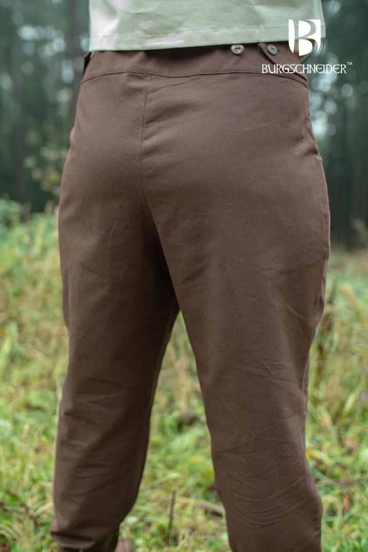 Kerga Brown Pants for Men - Comfortable Casual Trousers for Work, Travel & Everyday Wear