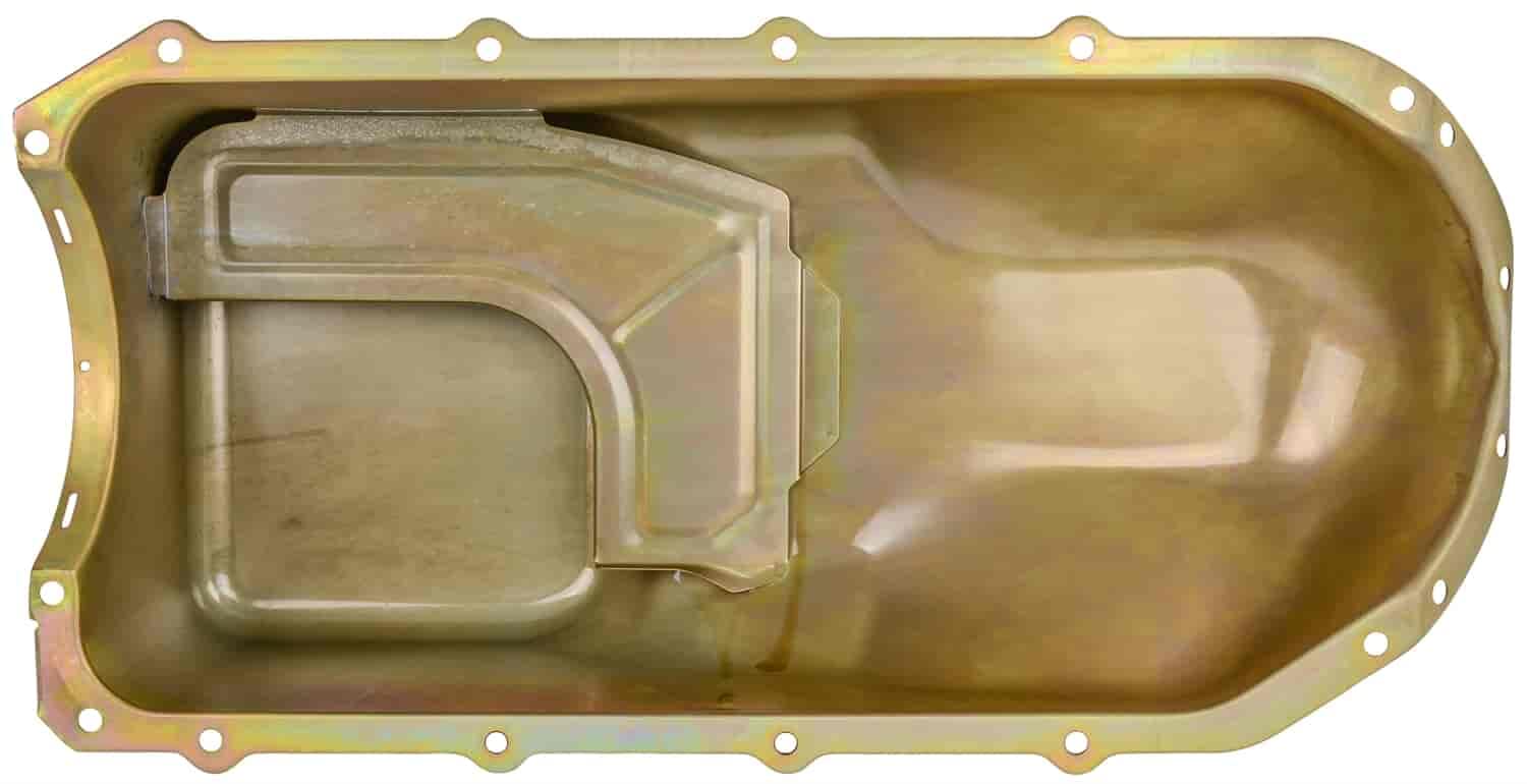 JEGS 50284 Stock Replacement Oil Pan - Compatible with GM, Ford, Chrysler - High Performance Engine Protection - Perfect for Car Restoration & DIY Auto Repair