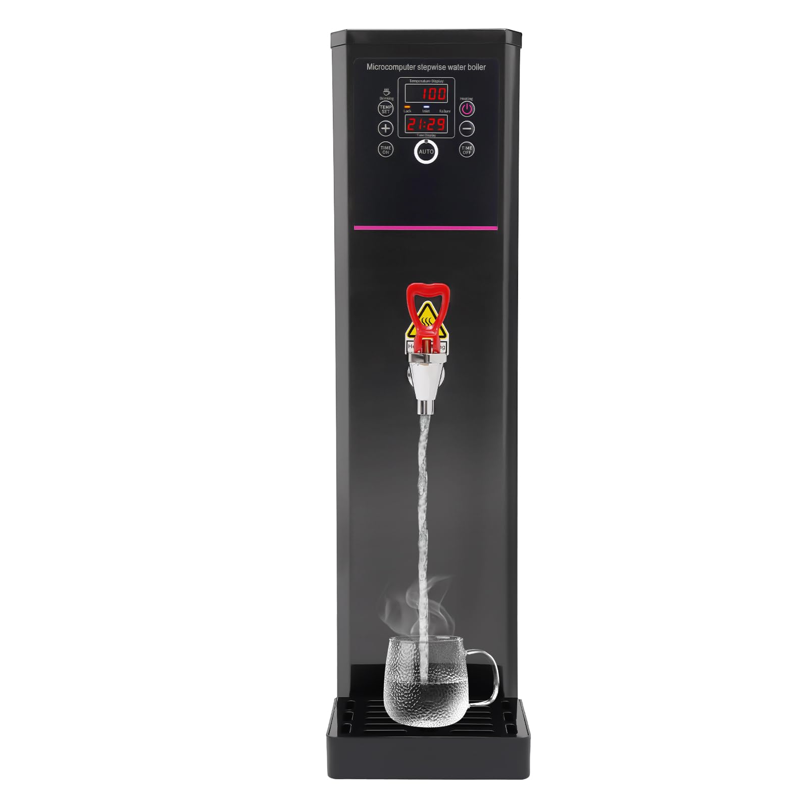 Commercial Electric Hot Water Dispenser 20L/5.28Gal - 3000W Fast Boiling Water Boiler for Tea, Coffee, Dessert Shops & Hotels (45L/H) - Perfect for High-Volume Beverage Service & Food Preparation