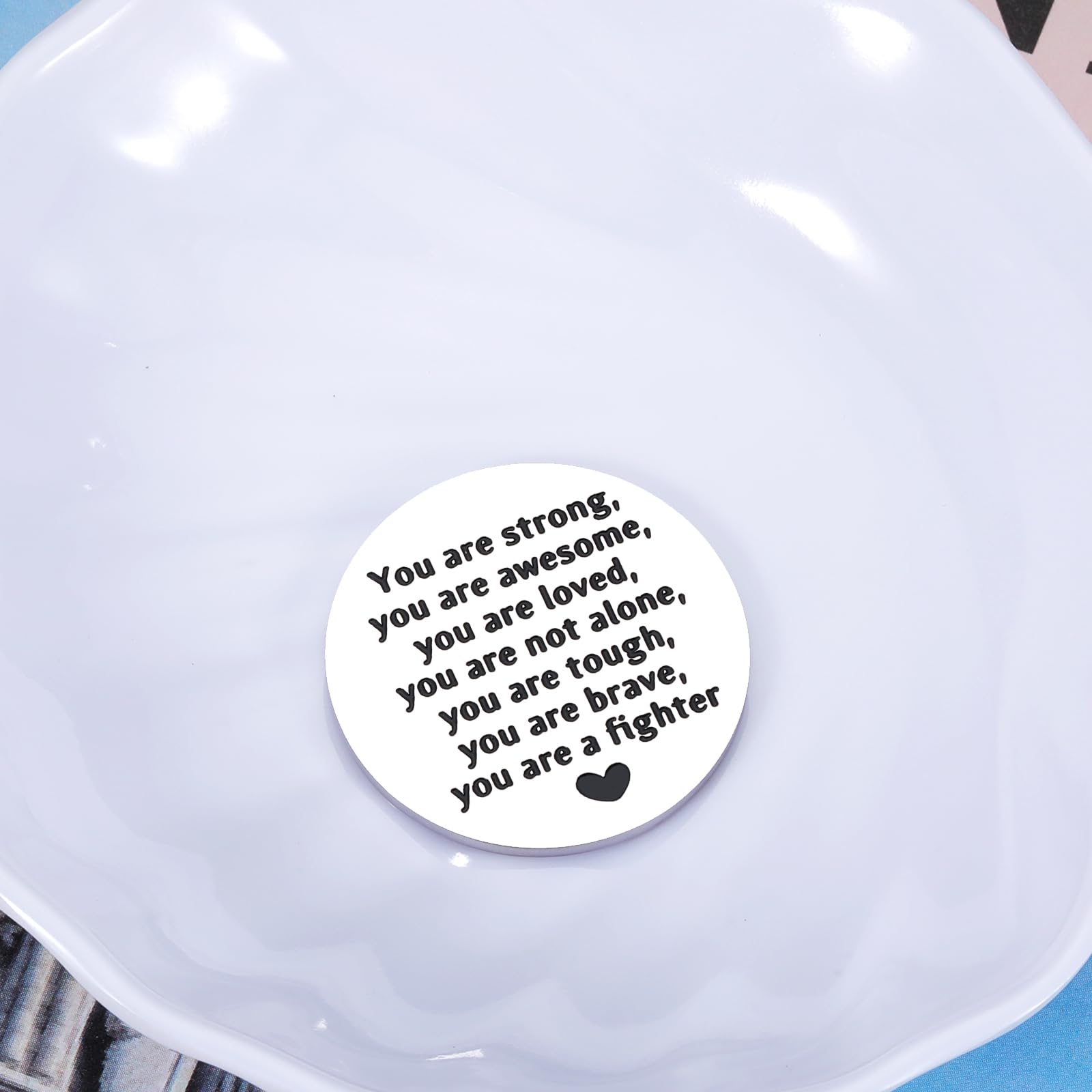 Pocket Hug Gift - Inspirational Encouragement Token for Cancer Survivors, Get Well Soon Present for Men & Women - Perfect for Post-Surgery, Birthday, Christmas - Heartwarming Keepsake for Friends & Family Members (Ideal for Hospital Visits, Recovery Support & Special Occasions)