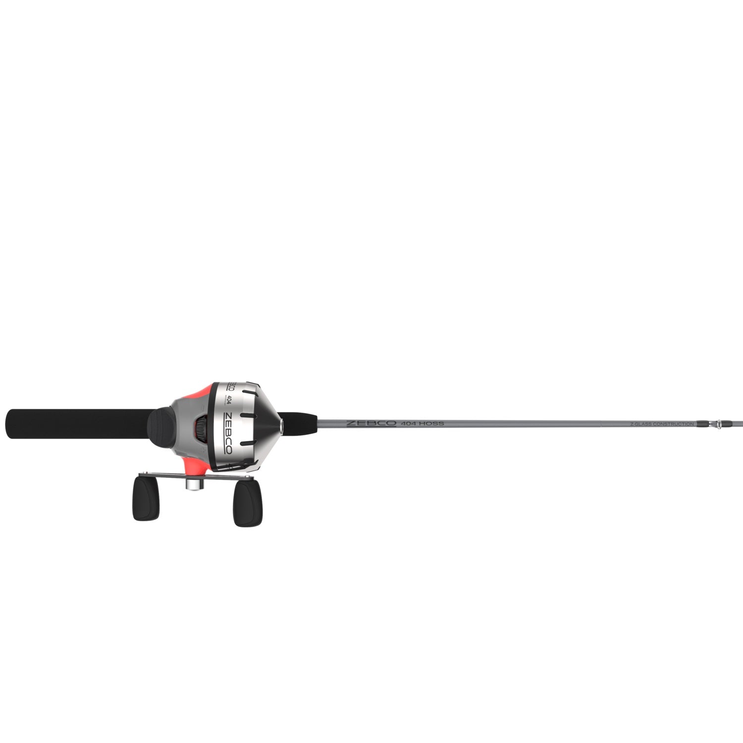 404 Hoss 5'6 Medium 2-Piece Spincast Fishing Rod and Reel Combo with Eagle Claw Tackle - Perfect for Freshwater Fishing, Bass Angling, and Light Saltwater Use