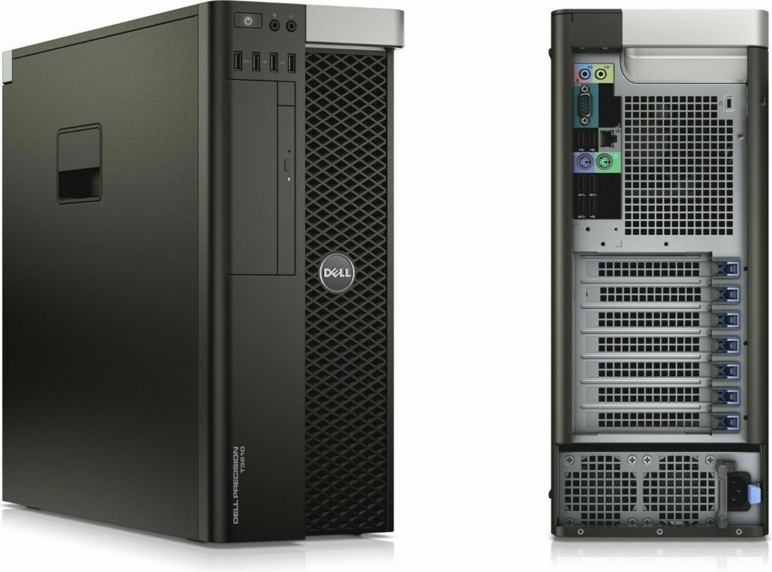Dell Precision T5610 Workstation - Dual E5-2630 v2 2.6GHz, 12 Cores, 64GB RAM, 480GB SSD + 3TB HDD, NVIDIA Quadro K5000, Windows 10 Pro - Ideal for CAD, 3D Rendering & Video Editing