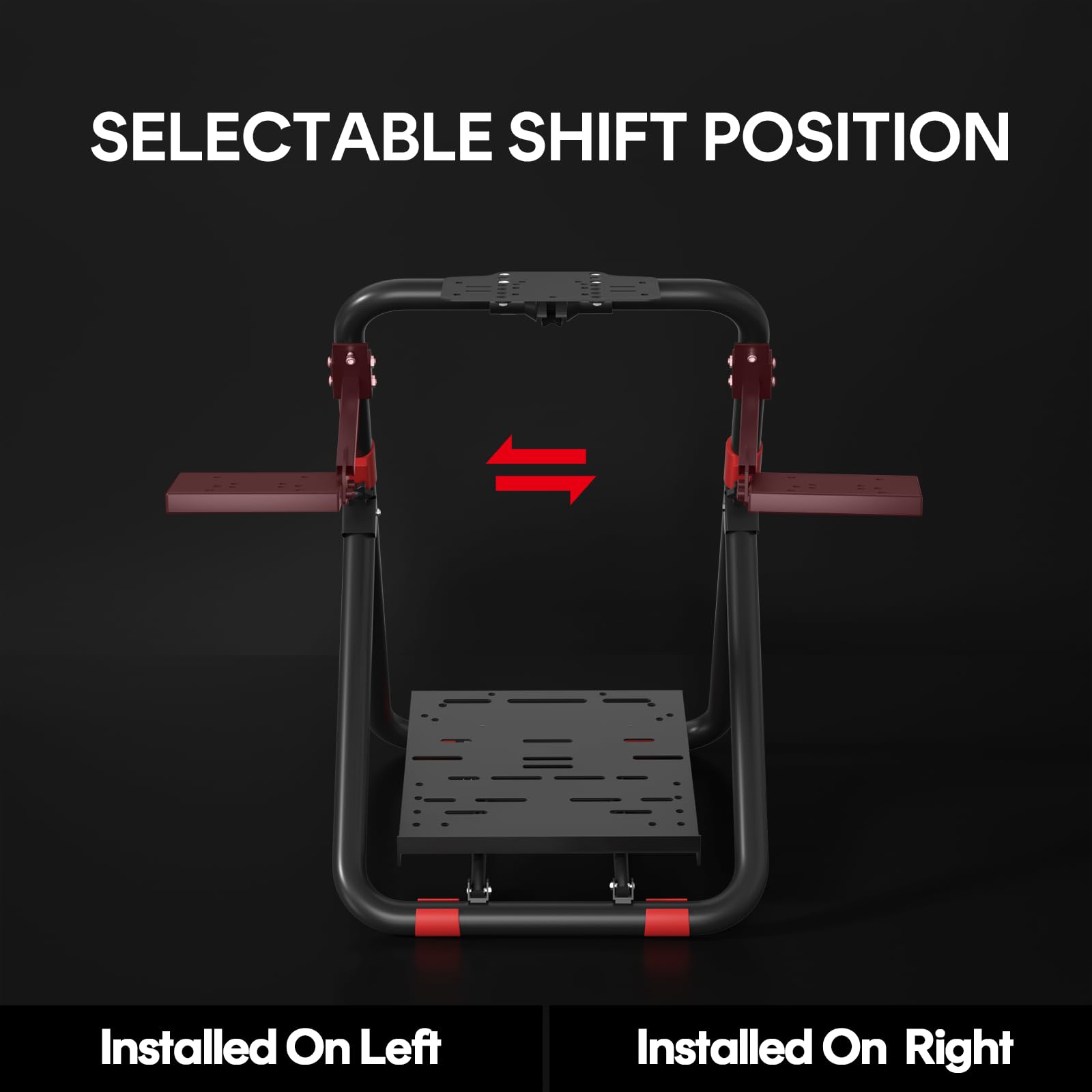 Adjustable Racing Wheel Stand for Logitech G29 G920 G923 G27 G25 & Thrustmaster T248X T248 T300RS T150 458 TX - Compatible with PS4, PS5, Xbox - Perfect for Sim Racing & Gaming Setups