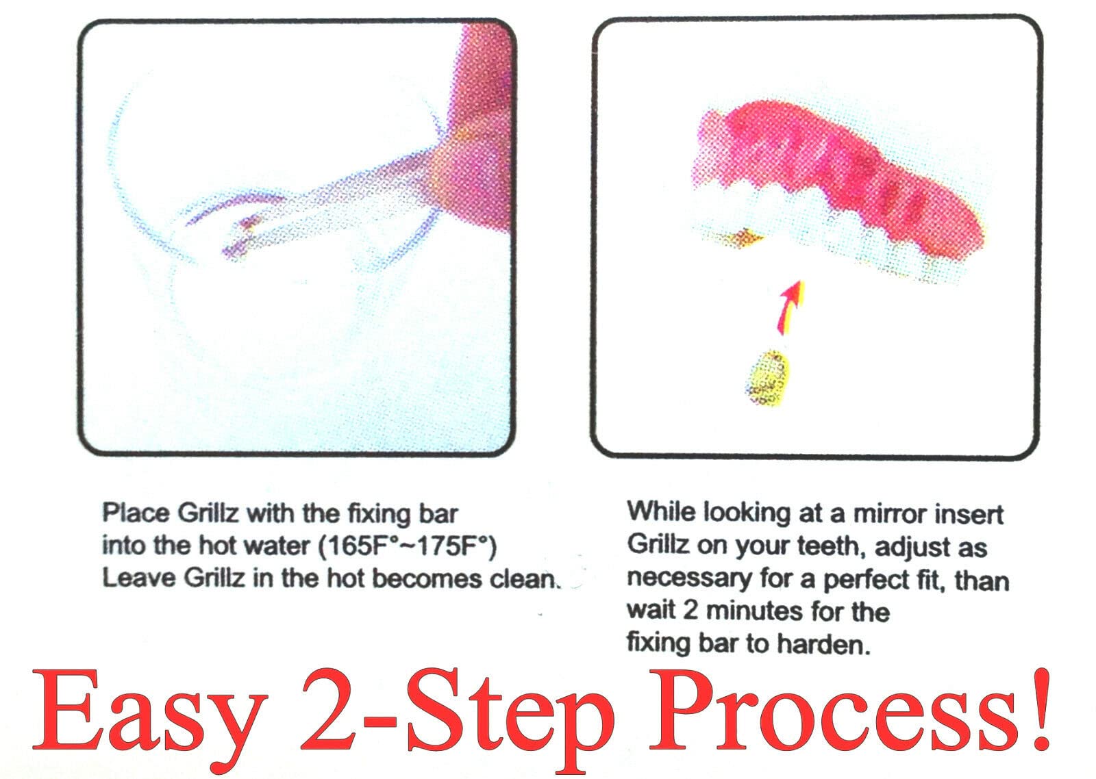 Silver Tone Open Face Heart Grillz - Single Cap Top Upper Canine Tooth Grill for Hip Hop Style with Teeth Mold | Perfect for Rappers, Performers & Jewelry Enthusiasts