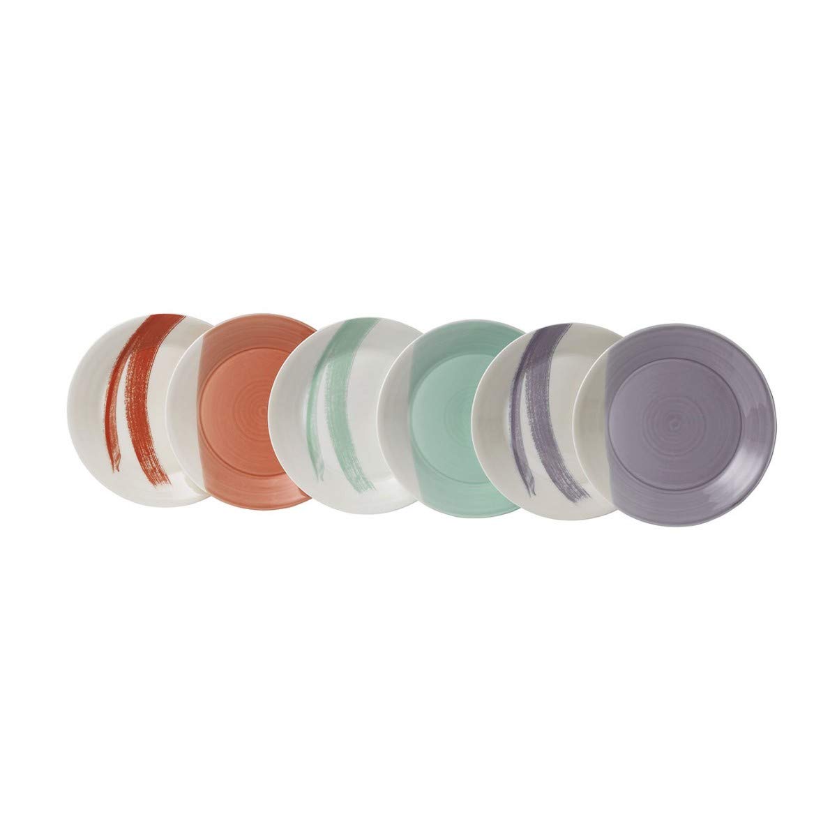 Royal Doulton 1815 Bold Salad Plates Set of 6 - 9.4 Inch Elegant Dinnerware for Fine Dining & Entertaining - Perfect for Salads, Appetizers & Special Occasions