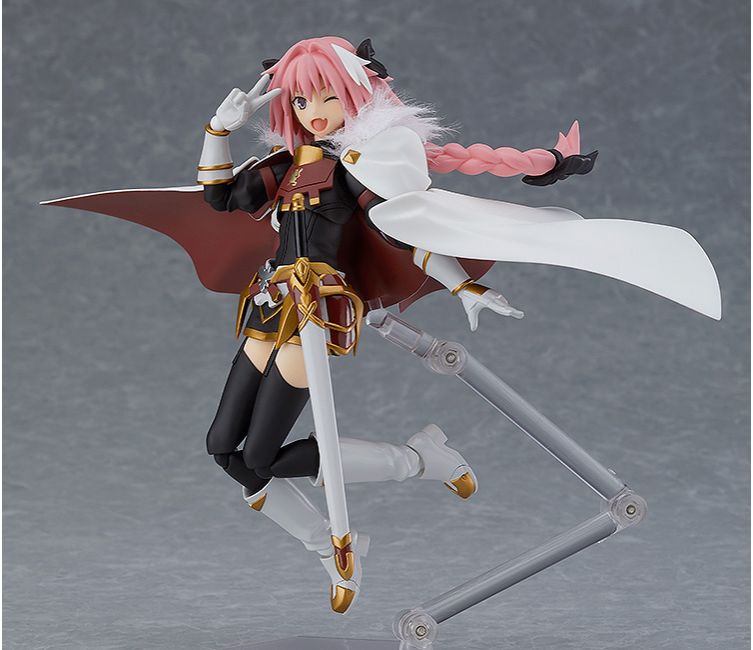 Figma #423 Astolfo Rider of Black Fate/Apocrypha Anime Action Figure - Perfect for Collectors, Cosplay, and Anime Display