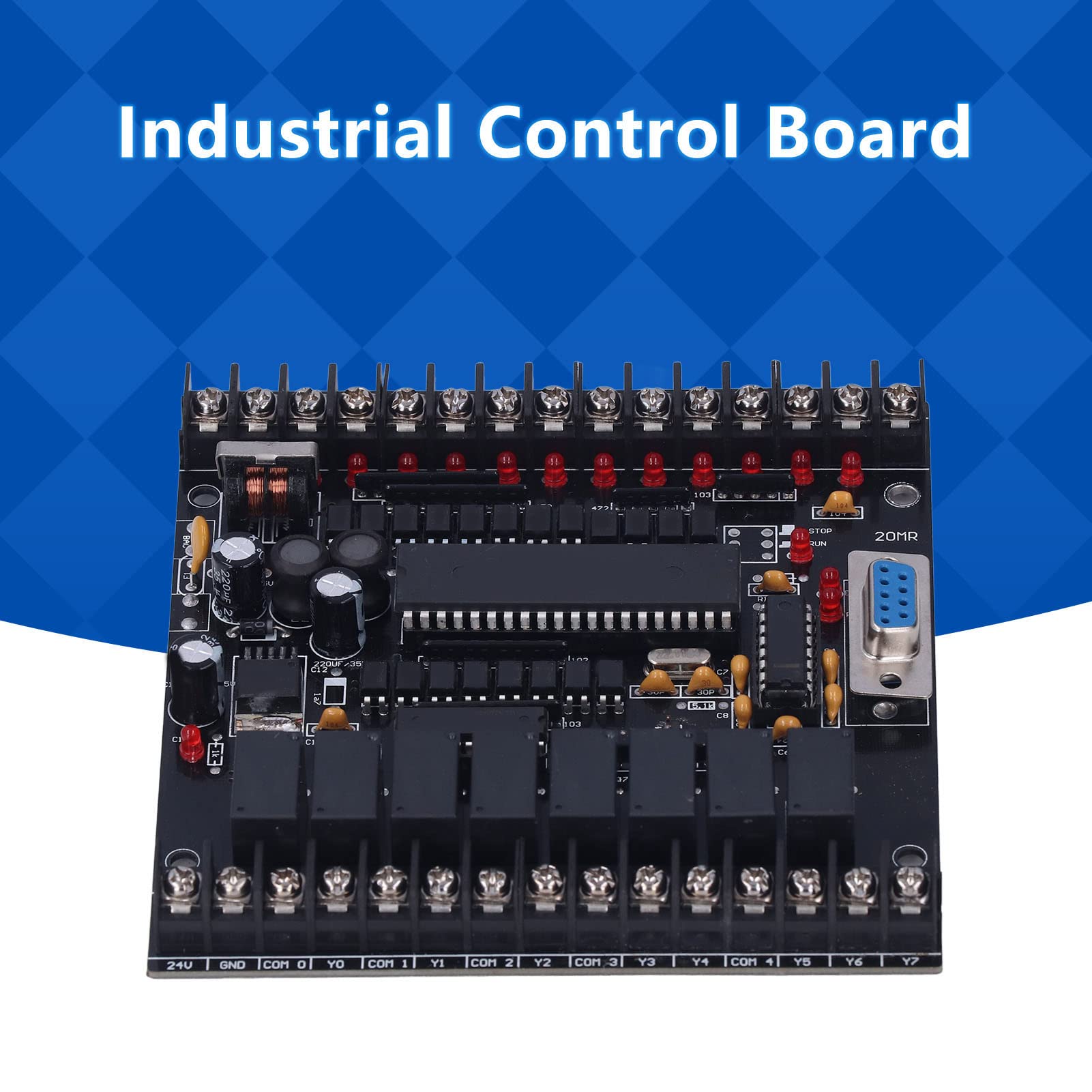 Industrial PLC Controller Module - Programmable Logic Control Board for Online Equipment Monitoring & Automation | Ideal for Factory Machinery, HVAC Systems & Production Lines