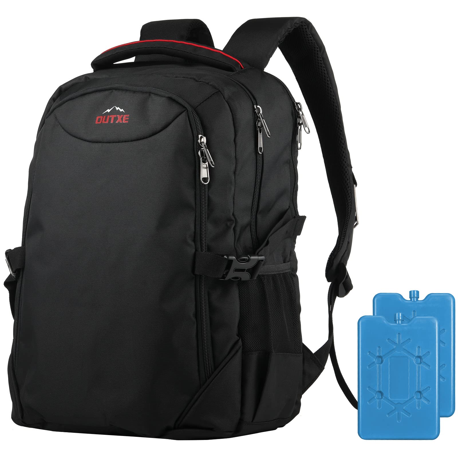 OUTXE 22L Insulated Cooler Backpack with Laptop Compartment - Leakproof Lunch Bag for Work, School, Gym & Outdoor Activities | Fits 15.6