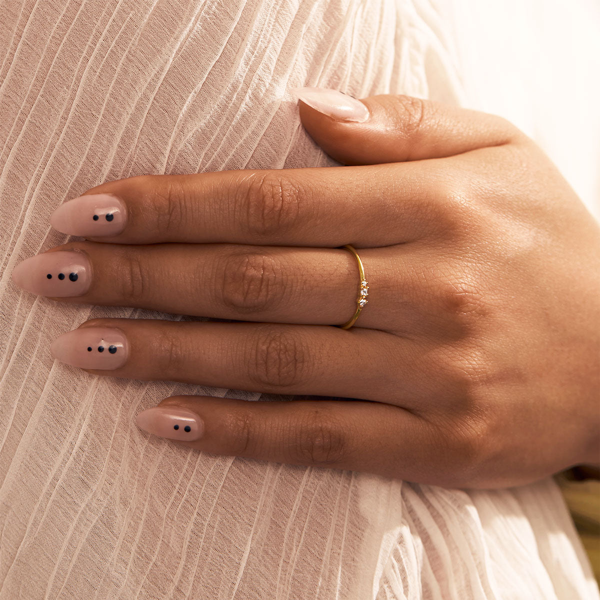 Awaken Light Ring Gold - Elegant 18K Gold Plated Ring for Women, Perfect for Parties, Weddings & Everyday Wear