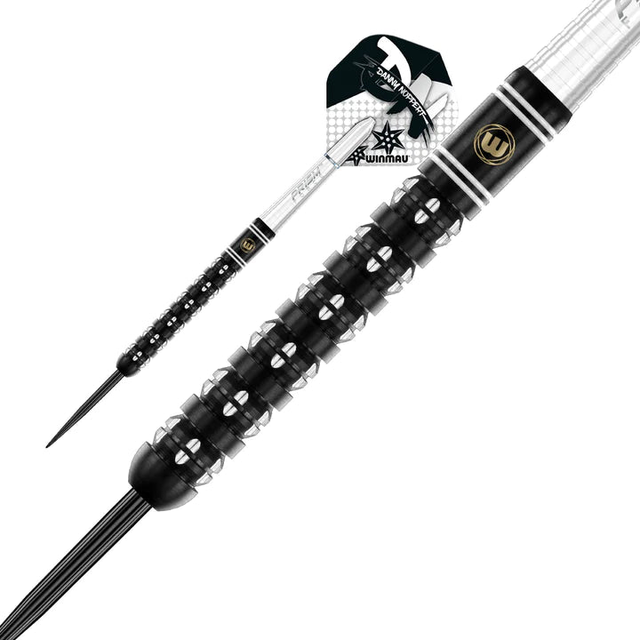 Winmau Danny Noppert Freeze 90% Tungsten Steel Tip Darts - Professional Soft Tip Darts for Bars, Pubs & Home Dartboard Games